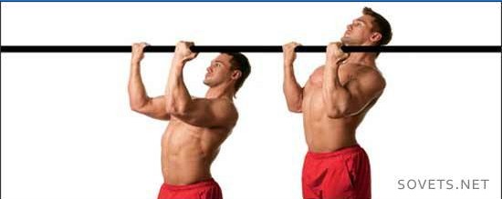 Pull-up sulla barra