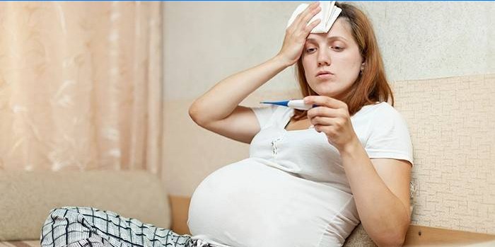 Febbre in una donna incinta di 8 mesi