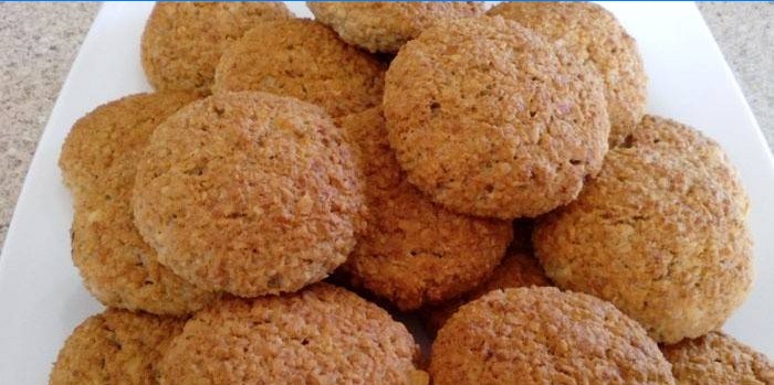 Biscotti fatti in casa con farina d'avena