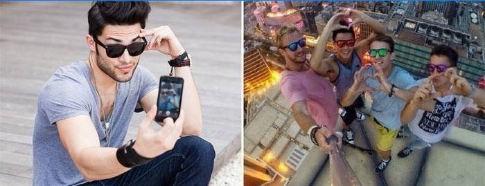 Idee per selfie maschili - pose originali