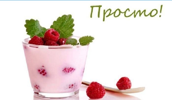 Kefir con ripieno di frutta