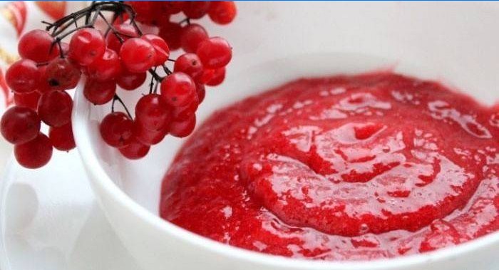 Marmellata cruda di viburno