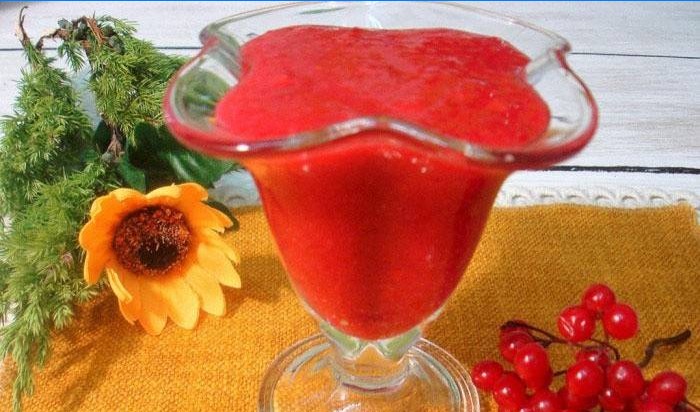 Marmellata di viburno snocciolata