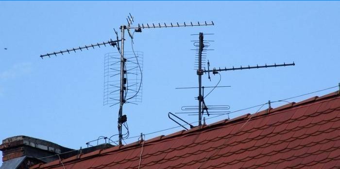 Antenne sul tetto