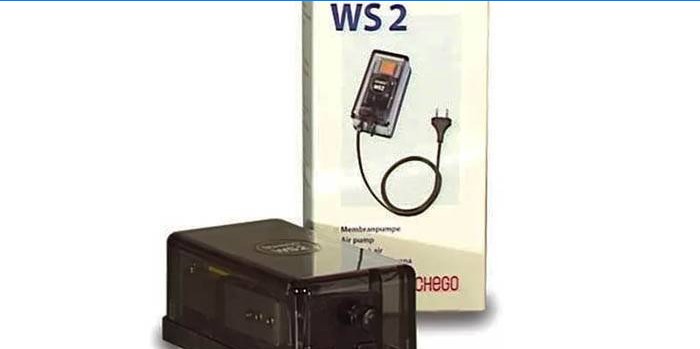 Compressore d'aria per acquari SCHEGO WS 2