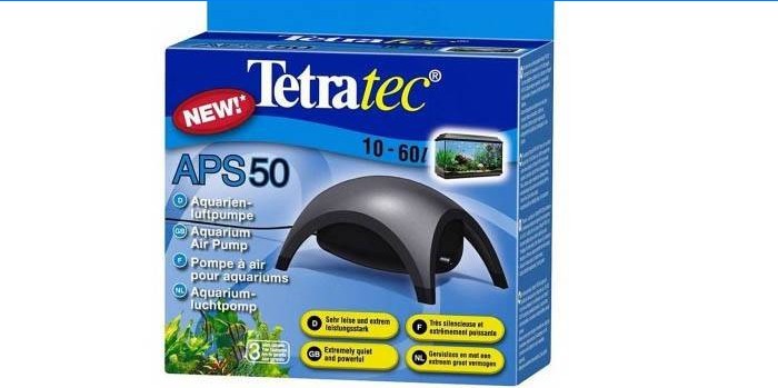 Compressore Tetra APS 50 per acquario in confezione