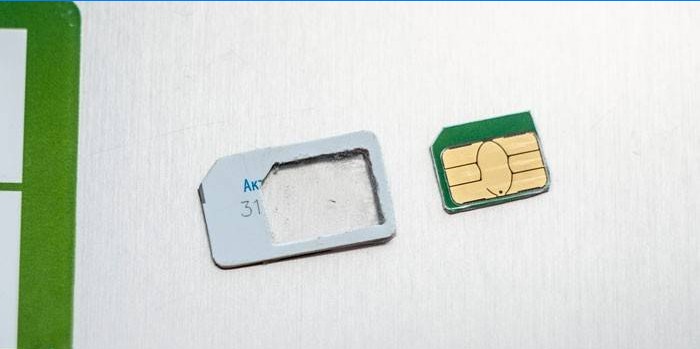 Nano SIM card per smartphone o iPhone