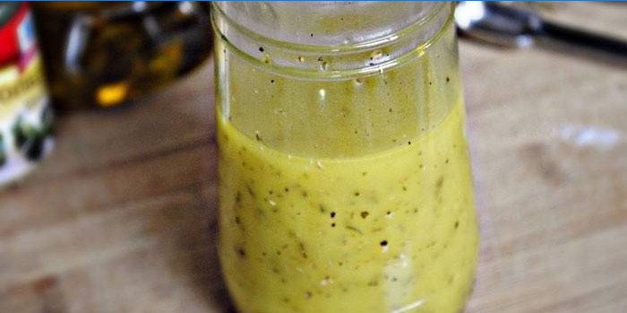 Salsa di senape al limone e miele