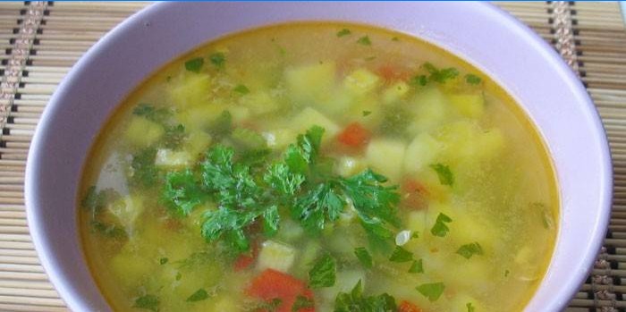 Zuppa di verdure con sedano