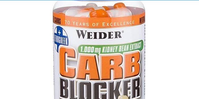 Weider Carb Blocker Fat Blocker Capsule