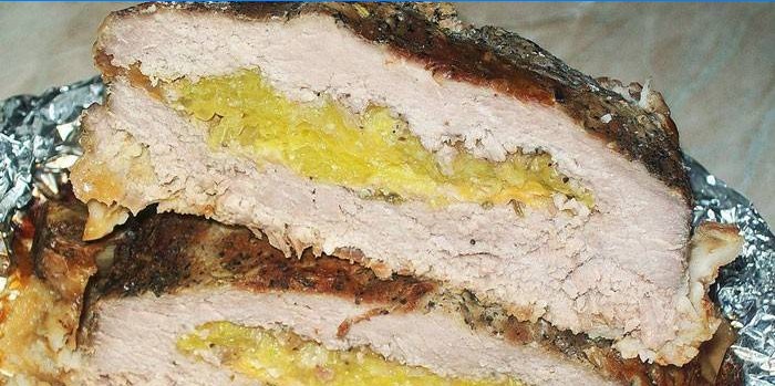 Entrecote farcito