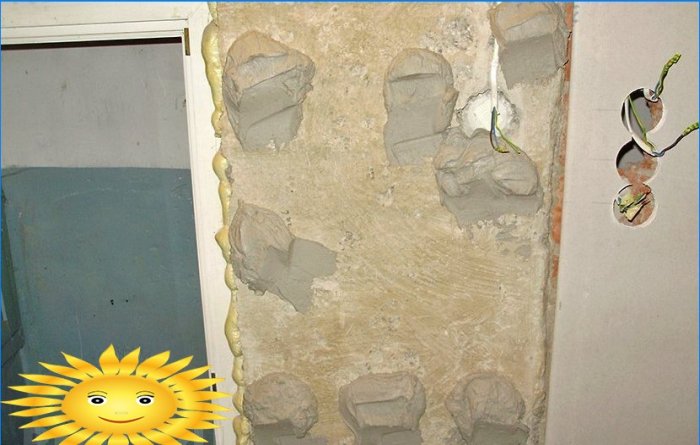 Problemi frequenti nel lavoro con il muro a secco. Parte 1. Crepe nel muro a secco