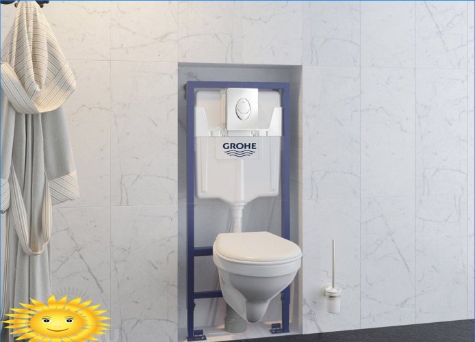 Installazione con servizi igienici