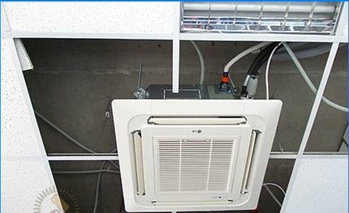 Condizionatore d'aria sospeso per controsoffitto