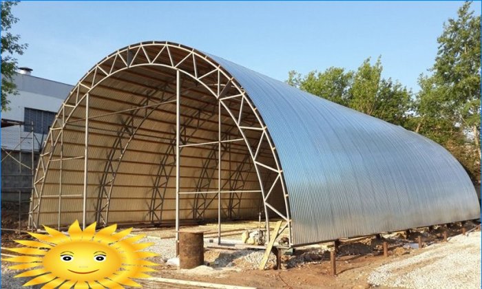Trim timpano per hangar