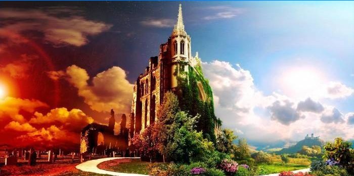 Immagine di inferno e paradiso
