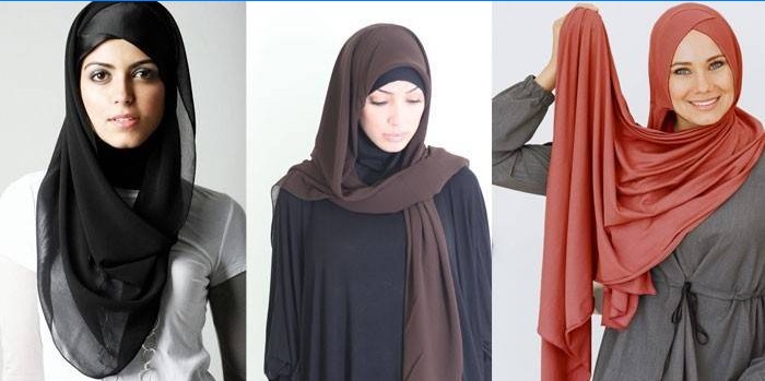 Opzioni per l'hijab elegantemente lavorato a maglia