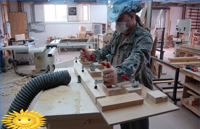 Officina di carpenteria per la fabbricazione di mobili