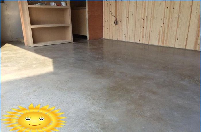 Pavimento del garage: impregnazione poliuretanica e rivestimento in cemento