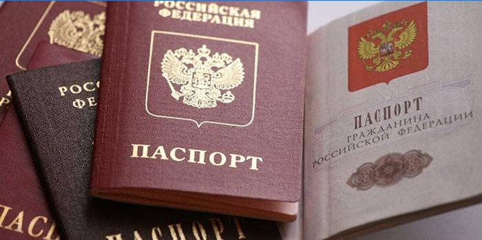 Passaporti di un cittadino della Russia