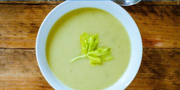 Zuppa di purè verde
