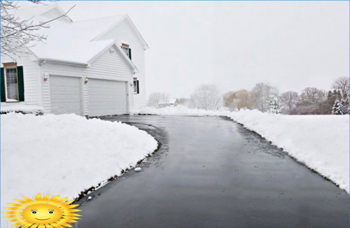 Sistemi antigelo e scioglimento della neve per vialetto e passerelle