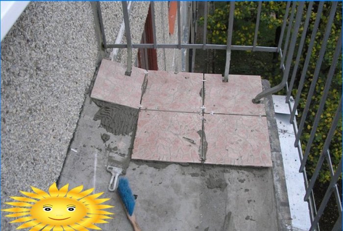 Come realizzare un pavimento con balcone