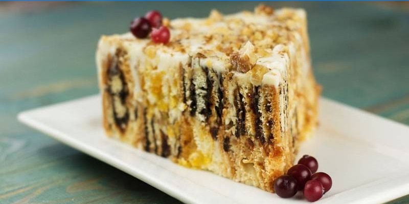 Fetta di torta Ceppo marcio