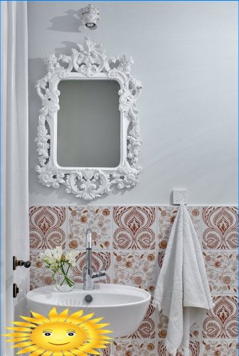 Mini-lavandini all'interno del bagno e della toilette
