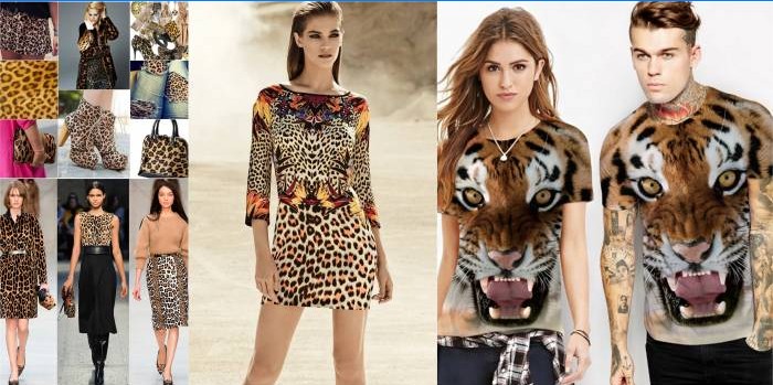 Abbigliamento con stampe animalier