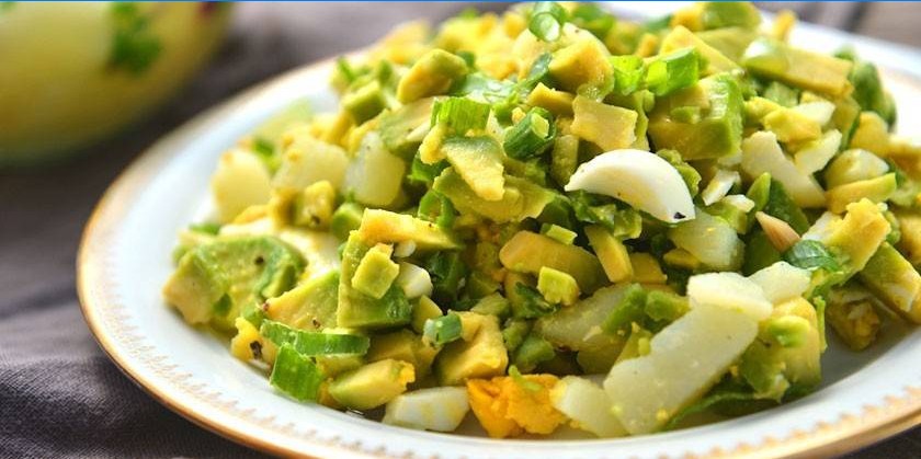 Insalata di avocado e uova