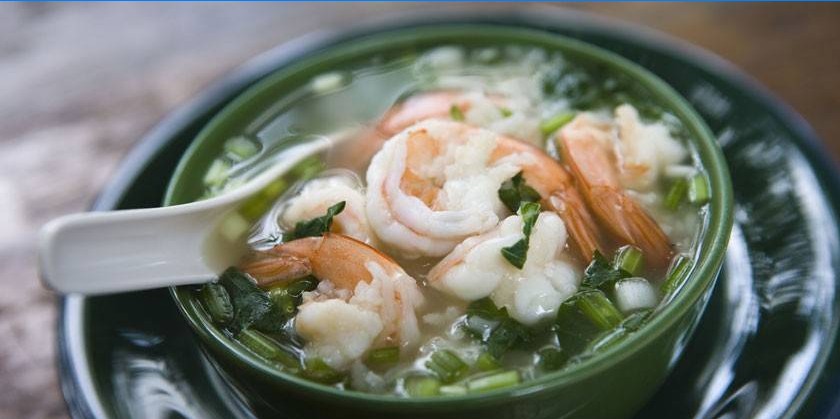 Zuppa Di Gamberi E Riso