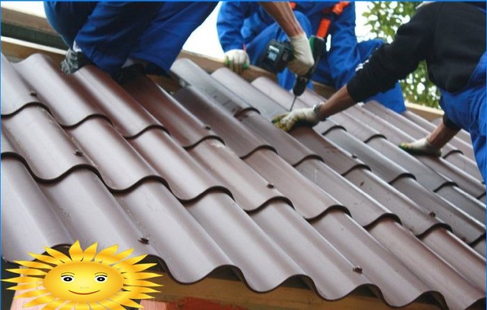 Ardesia ondulata sul tetto: come posare il tetto per 50 anni