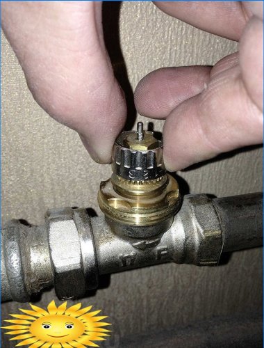 Regolazione dell'area di flusso della valvola