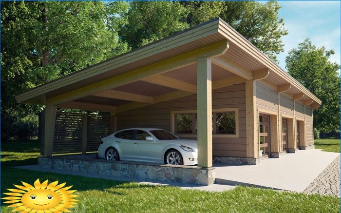 Il garage originale è una bella casa per la tua auto