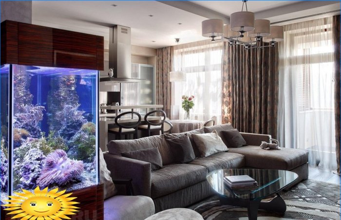 Il regno sottomarino nella tua casa - un acquario all'interno