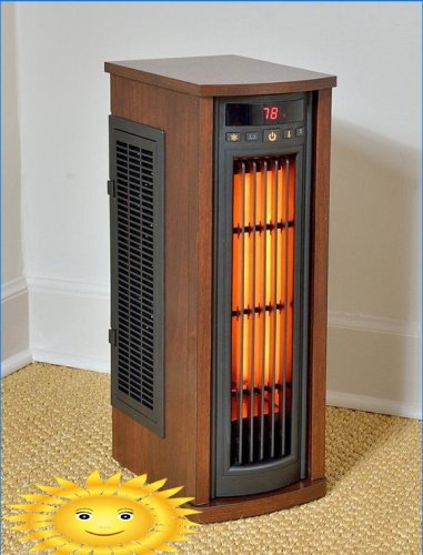 Riscaldamento elettrico in casa: riscaldatori al quarzo