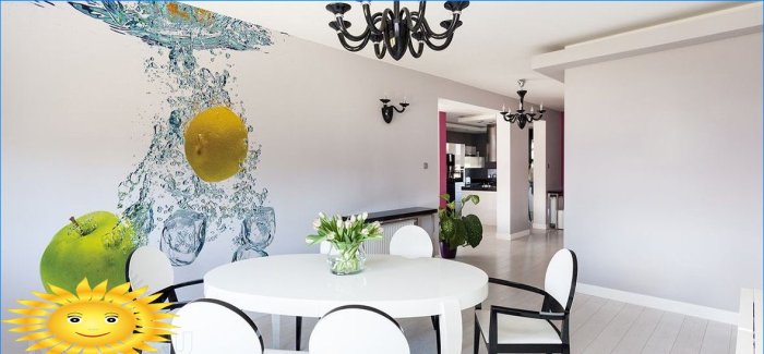 Soffitto teso sul muro