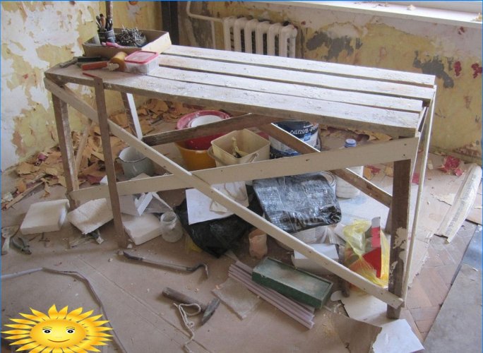 Come dipingere o tappezzare un soffitto senza una scala a pioli