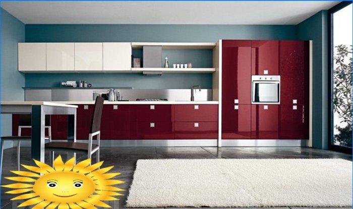 Marsala color vino - una tendenza della moda del 2015 negli interni