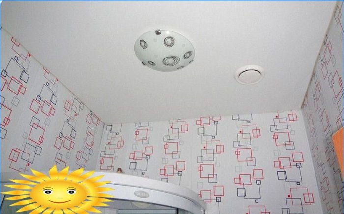 Soffitto teso in bagno