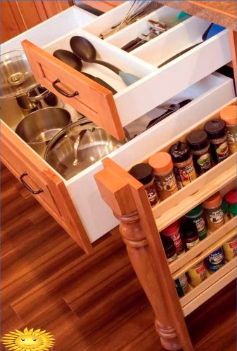 Tre aree di stoccaggio in cucina: come posizionare tutto correttamente