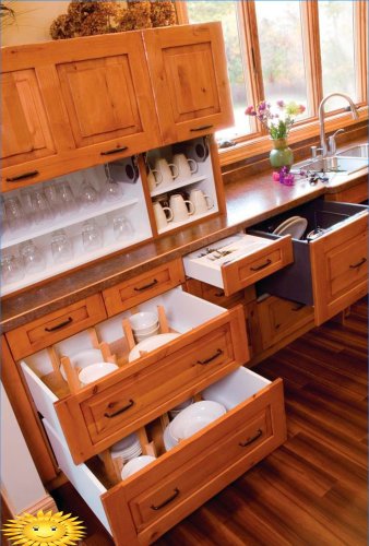 Tre aree di stoccaggio in cucina: come posizionare tutto correttamente