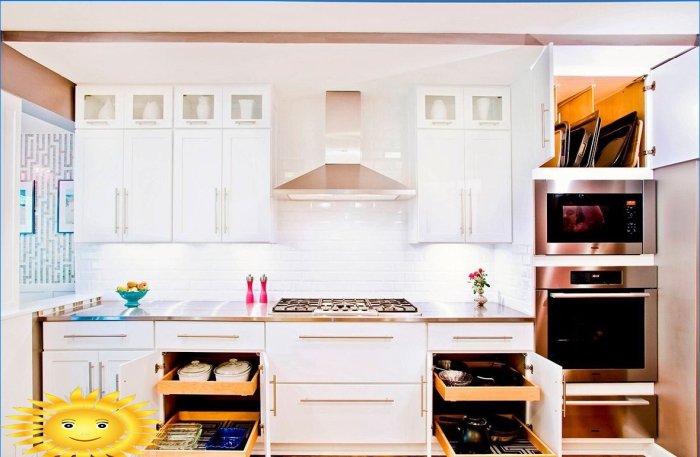 Tre aree di stoccaggio in cucina: come posizionare tutto correttamente