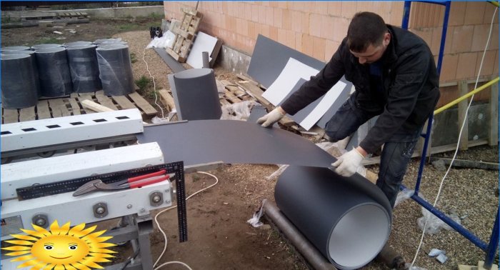 Costruzione e installazione di coperture con giunti a doppia aggraffatura