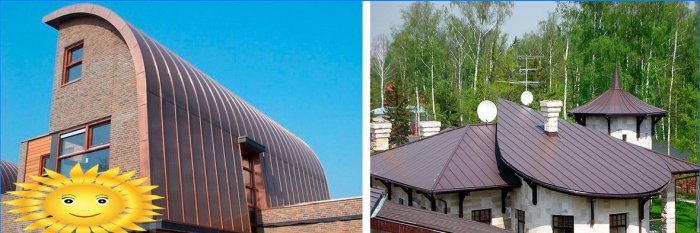 Costruzione e installazione di coperture con giunti a doppia aggraffatura