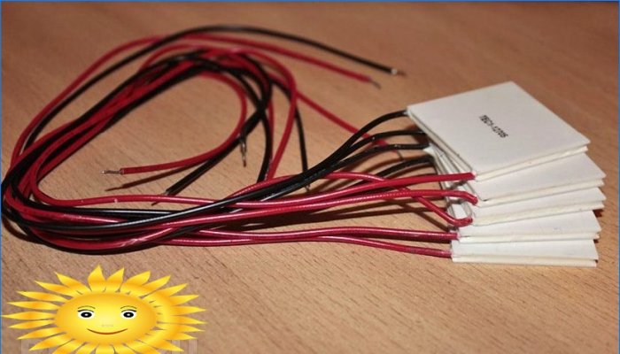 Elementi Peltier o elettricità libera da un incendio