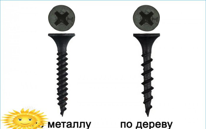 La differenza tra viti autofilettanti per metallo e legno