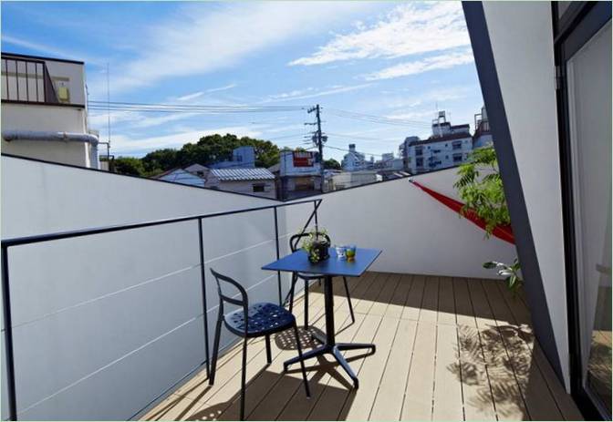 Area salotto sul balcone