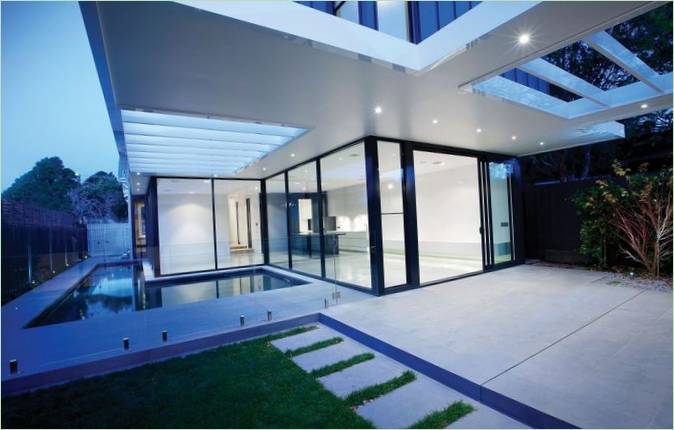 Un insolito design contemporaneo per una casa privata nella periferia di Melbourne, Australia